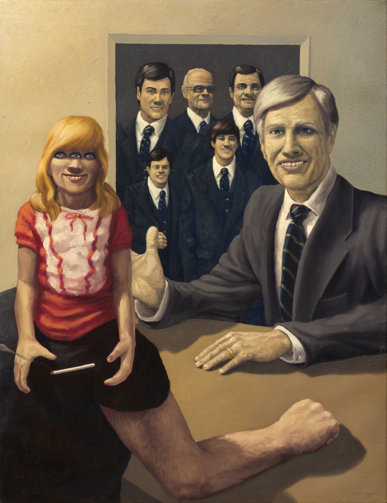 I feel atypical in the company of businessmen